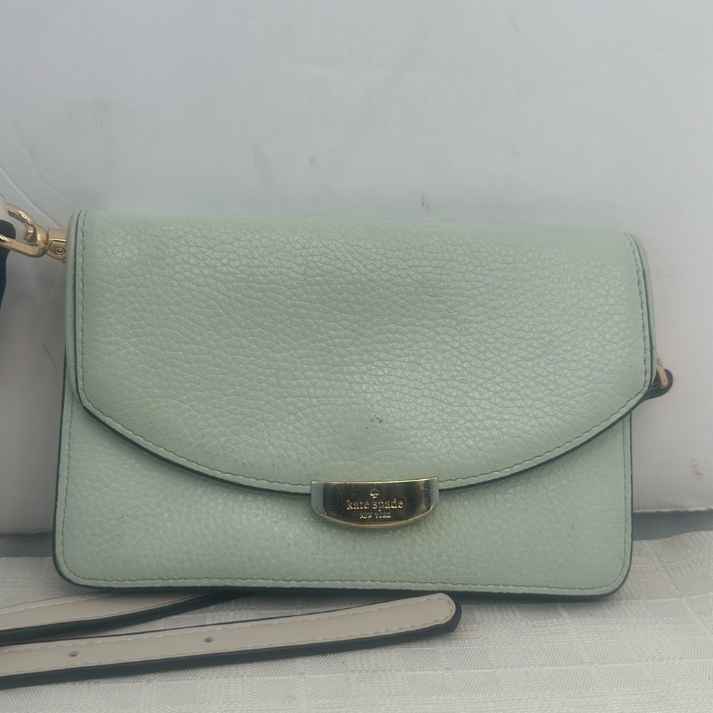 Kate Spade New York Callie Wallet WLRU2605 Mulberry Street Mint Splash